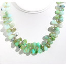  online Chrysoprase silver beaded necklace jewelry india