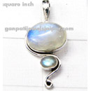 rainbow moonstone pendants
