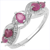 ruby silver rings jewelry
