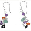 wholesale gemstone silver earrings