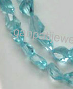 semi precious gemstone faceted nuggets beads