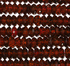 Rhodolite Garnet Beads: Rhodolite Micro Faceted Rondelle Beads Strands