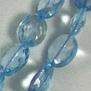 Perles bleues de Topaz