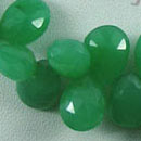 Perles semi précieuses de pierre gemme de Chrysoprase