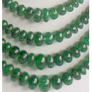 Emerald precious stone beads