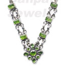 online peridot silver necklaces