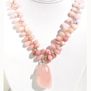 Rhodocrosite  beaded necklace jewelry 