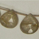 Rutilated quartz beads